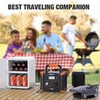 Portable Power Station 300W, GRECELL 230.88Wh Solar Generator - Image 8