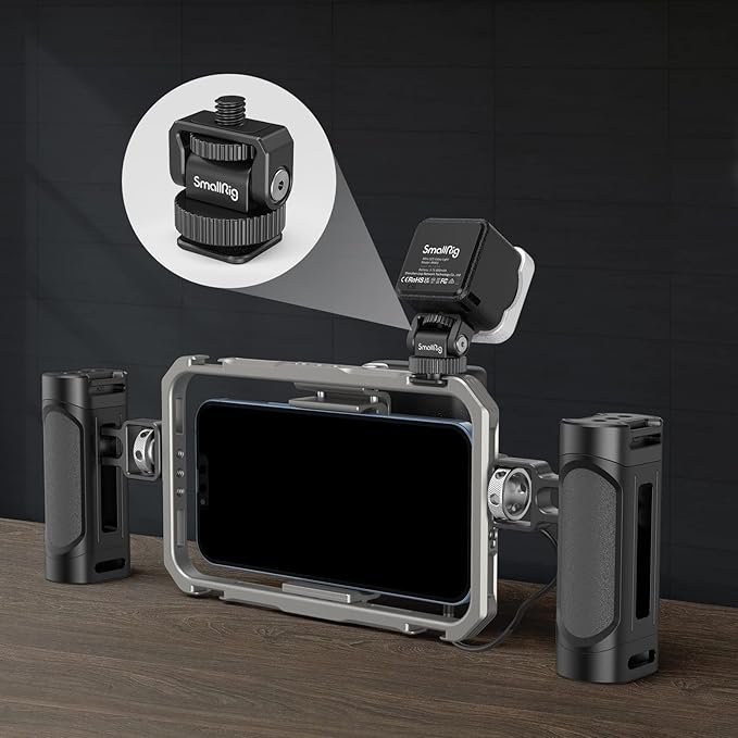 SmallRig 1/4" Mini Ball Head Cold Shoe Mount Adapter - Image 7