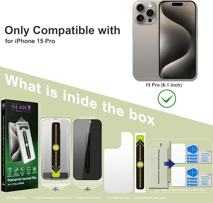 9H Tempered Glass, Full Coverage, Anti-Fingerprint, Auto Dust Removal, - Image 6
