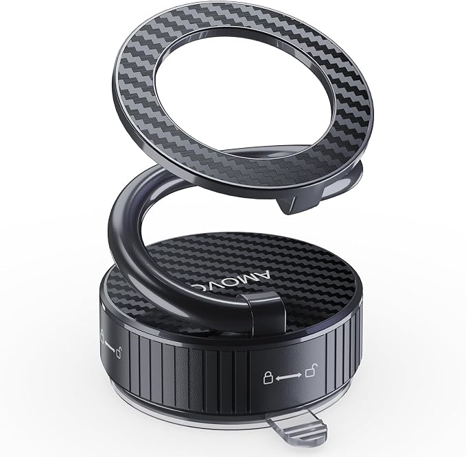 Magsafe Car Mount, Magnetic Phone Older, N55 Super Strong Suction Cup, 360° by AMVOGHOUSEWAREINC