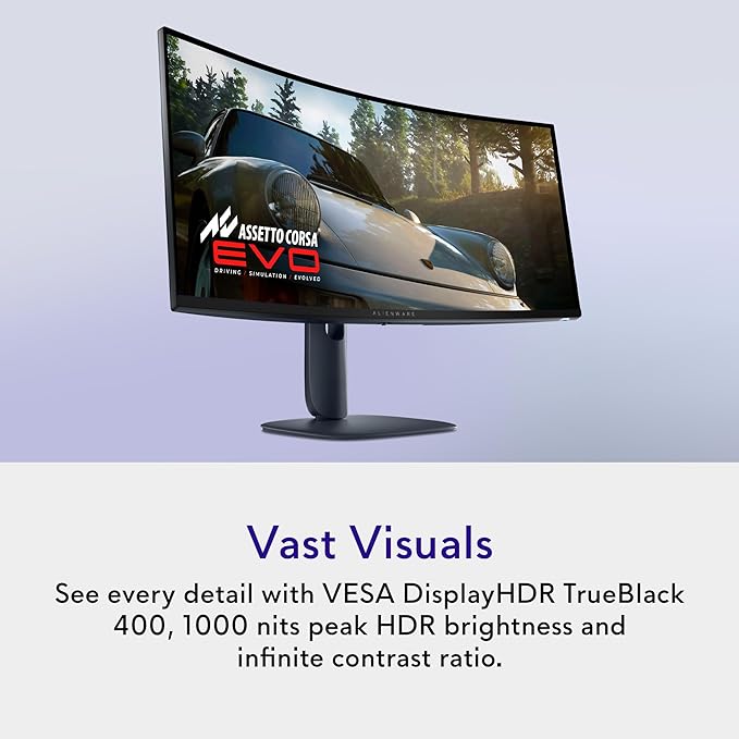 Alienware 34 240Hz QD-OLED Curved Gaming Monitor - Image 5