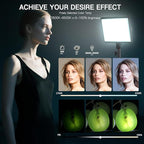 2-Pack LED Video Light Kit, NiceVeedi Studio Light, 2800-6500K Dimmable - Image 3