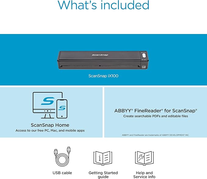 ScanSnap iX100 Wireless Mobile Portable Scanner - Image 6