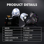 Linsoul ZiiGaat x Fresh Reviews Arete in Ear Monitor, 1DD+4BA Hybrid Earphone - Image 8