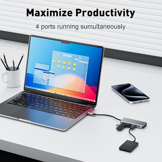 USB C Hub, 10Gbps High-Speed Type C Splitter - Image 7