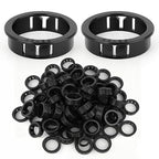 50PCS 1-1/2" Black Cable Snap Bushing Grommet, Snap in Cord Bushing Protect by Unknown