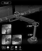 Dual Monitor Arm Desk Mount - Image 9