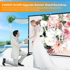 FUDESY 10x8 ft Backdrop Banner, Heavy Duty Adjustable Background Stand Kit - Image 7