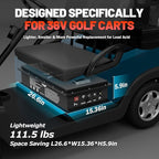 36V 166Ah Golf Cart Lithium LiFePO4 Battery - Image 2