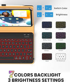 Leather Keyboard Case for 9", 7 Colors Backlit - Image 3