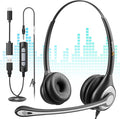 Wantek Computer Headset with Microphone by Wantek