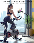 Tablet Floor Stand with 11lb Stable Base & Desk Clamp, Adjustable Height - Image 6