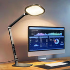 LED Desk Lamp for Home Office, 15W Computer Zoom Lighting by LitONES