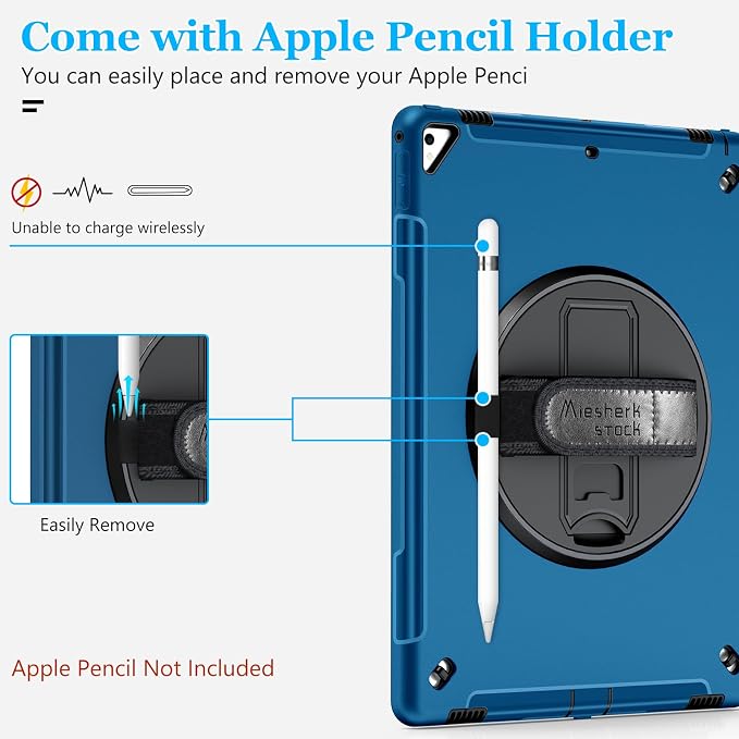 Case for iPad Pro 12.9 2nd Generation 2017& 2015 1st Generation, Heavy Duty TPU - Image 8