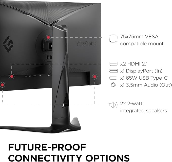 ViewSonic XG275D-4K 27 Inch 4K UHD Gaming Monitor - Image 8