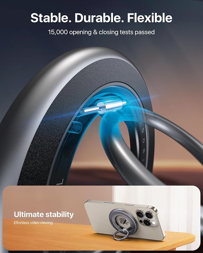 andobil 2025 Upgraded Double-sided Magnetic Phone Grip - Image 4