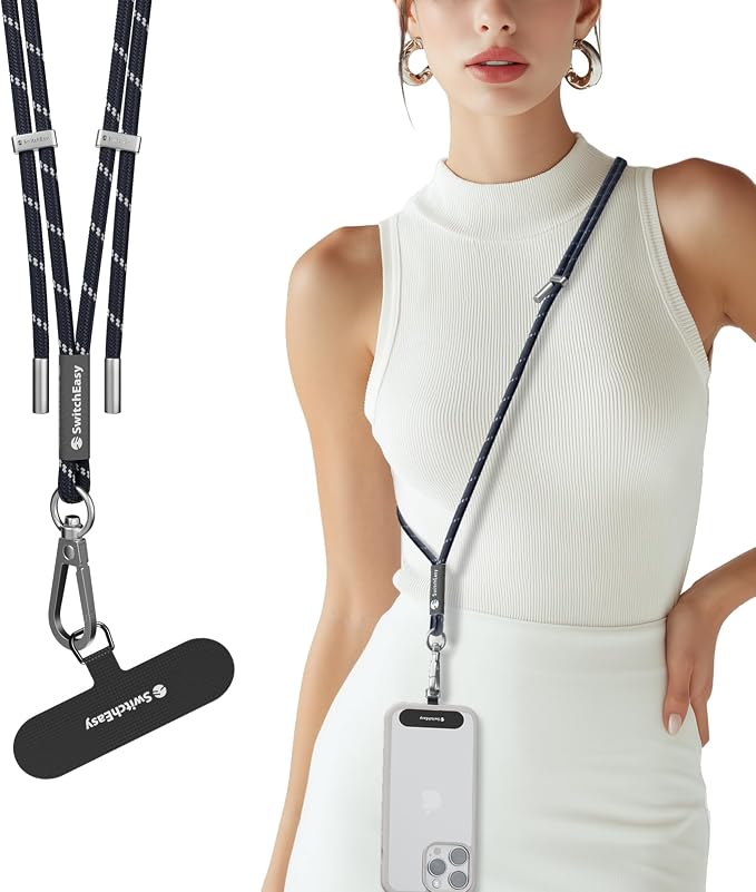 SWITCHEASY 6mm Adjustable Crossbody Phone Strap Compatible by SwitchEasy