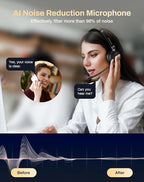 USB Headset with Microphone for PC-Wired Noise Reduction Office Headset work - Image 2