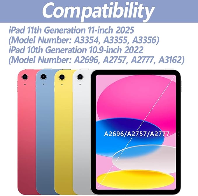 Keyboard Case for iPad 11th 10th Generation - Image 2