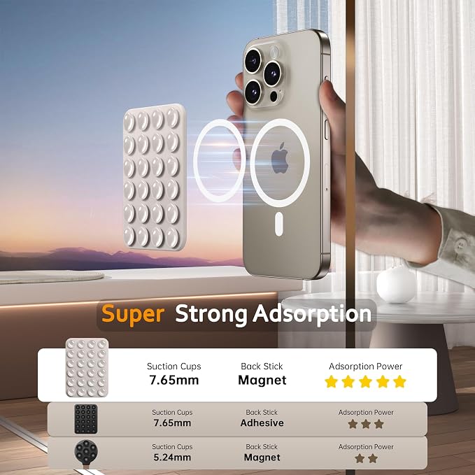 GONEZ Magnetic Suction Cup Phone Mount - Image 3