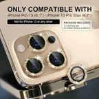 Choiche [3+1 for iPhone 13 Pro/iPhone 13 Pro Max Camera Lens Protector Bling - Image 2