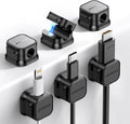 6 Pack Magnetic Cable Clips Cord Holder, Under Desk Cable Management, JOYROOM by JOYROOM
