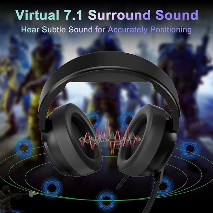 Jeecoo V20U USB Pro Gaming Headset - Image 3