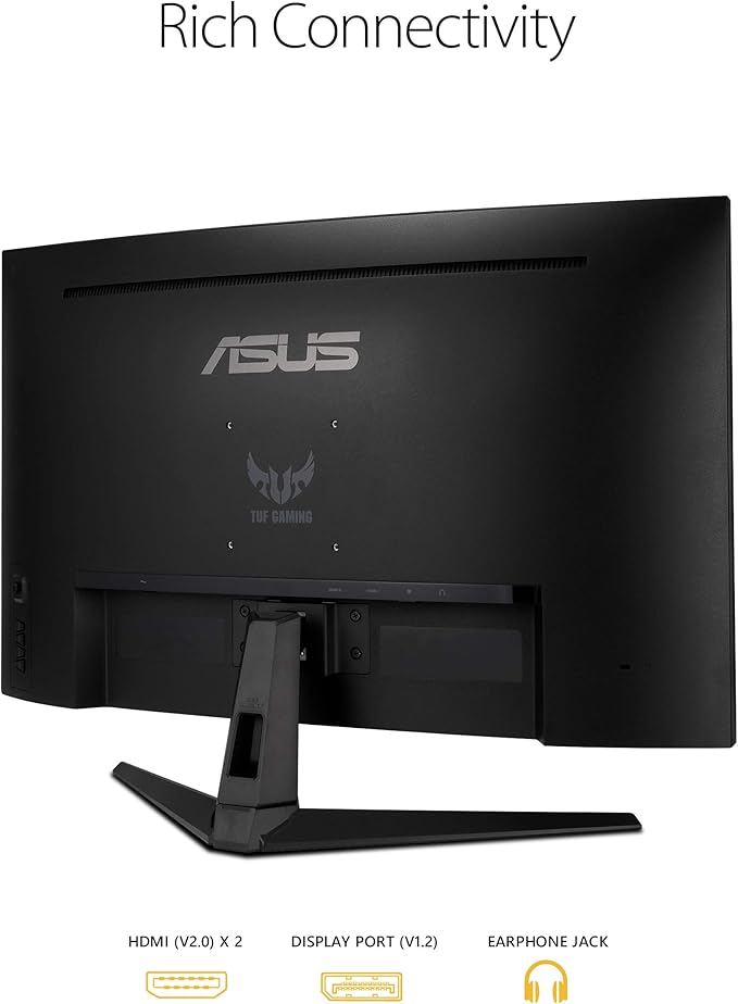 ASUS TUF Gaming 32" 1440P HDR Curved Monitor - Image 7