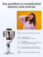 Gimbal Stabilizer for Smartphone, 3-Axis Portable iPhone Gimbal w/OLED Display - Image 5
