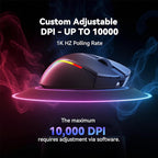 Redragon S107KS Wireless Gaming Keyboard and Mouse, RGB Backlit, 3 Mode - Image 4