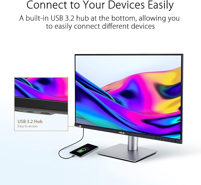 ASUS ProArt Display 27” 4K HDR Professional Monitor - Image 6