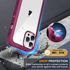 Miracase Glass Case for iPhone 13 Pro Max 6.7 inch, Upgrade Full-Body Clear - Image 5