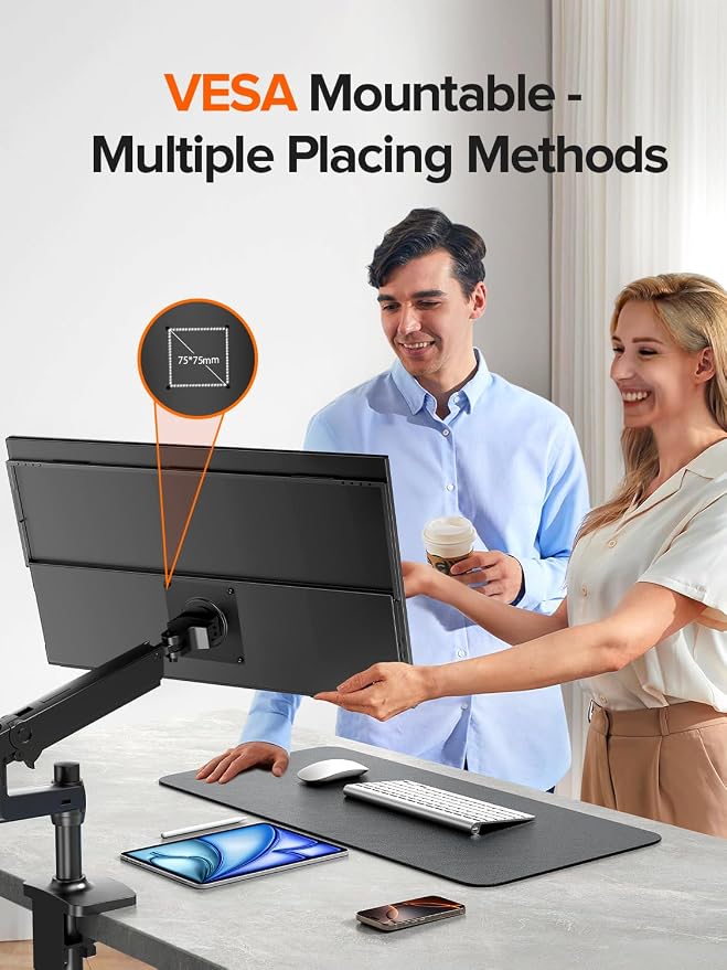 UPERFECT 24" 120Hz Portable Monitor 1080P 100% sRGB - Image 6