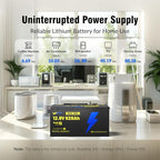 12V 628Ah LiFePO4 Lithium Battery, Built-in Bluetooth 5.0 & 300A BMS, Full - Image 4