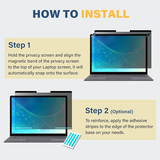 SenseAGE Magnetic Privacy Screen Protector - Image 6