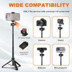 COMAN MT30-Pro Extendable Phone Tripod, 61cm Cell Phone Tripod Stand - Image 4