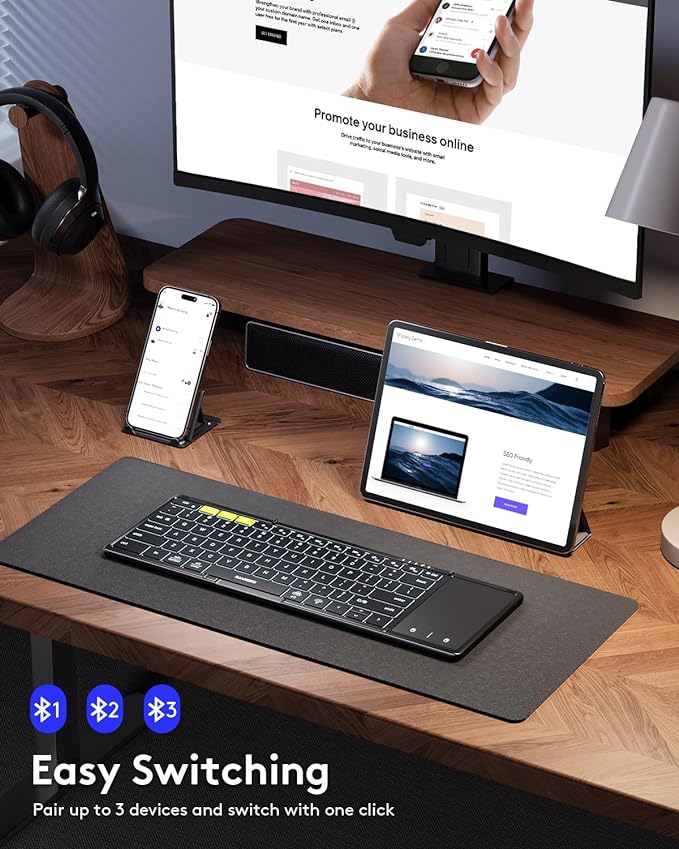 Samsers Foldable Bluetooth Keyboard - Image 2