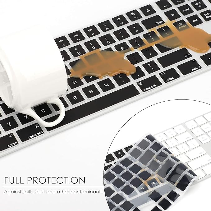 Allinside Black Cover for Apple iMac Magic Keyboard - Image 5