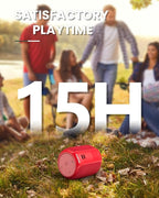 NOTABRICK Bluetooth Speakers, 15W Portable Speakers Bluetooth Wireless V5.0 - Image 4