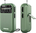 XHDATA D220 Portable AM FM SW Shortwave Receiver Pocket Radio, 2 AA Battery by XHDATARADIO