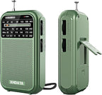 XHDATA D220 Portable AM FM SW Shortwave Receiver Pocket Radio, 2 AA Battery by XHDATARADIO