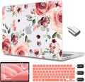 CISSOOK Matte Frosted Floral Hard Shell Case by CISSOOK