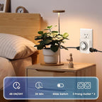 Timers for Electrical Outlets Indoor, AaiVrylliz 3-Prong Dual Outlet Timer - Image 6