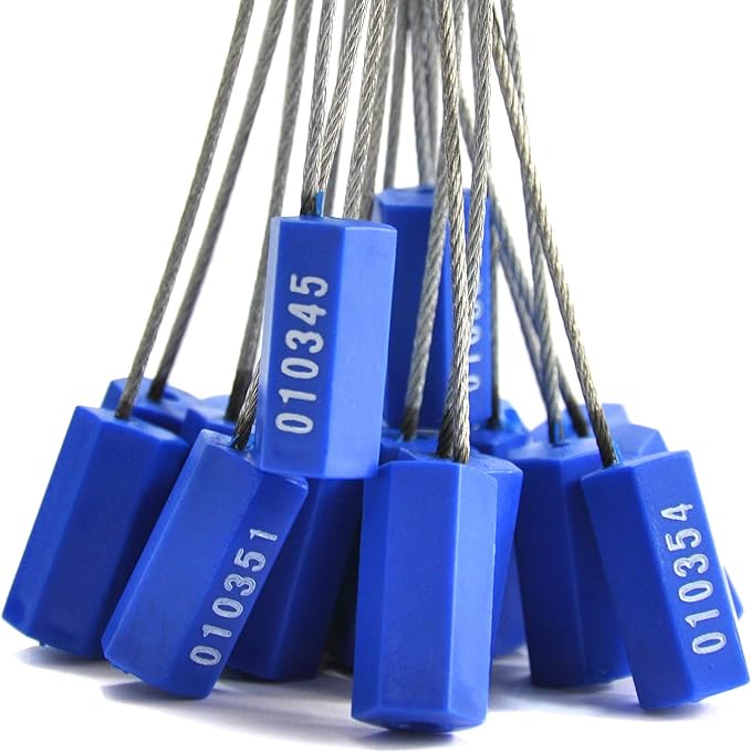 Leadseals 100 Security Cable Seals Numbered Security Tags Tamper Proof Seals - Image 4