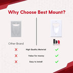 BestMounts - 288 Pack Inner Nose Behind Wall Cable Management TV Cord Hider - Image 6