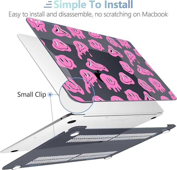 MEEgoodo for MacBook Air 13 inch Case 2021 2020 2019 2018 Released A2337 M1 - Image 4