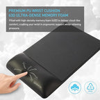 univo colors Design-Wave Wrist Rest Mouce Pad, PE Mouse Sliding - Image 3