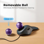 Wired Trackball Mouse for Large Hands, Ergonomic Design Reduces Wrist & Muscle - Image 6