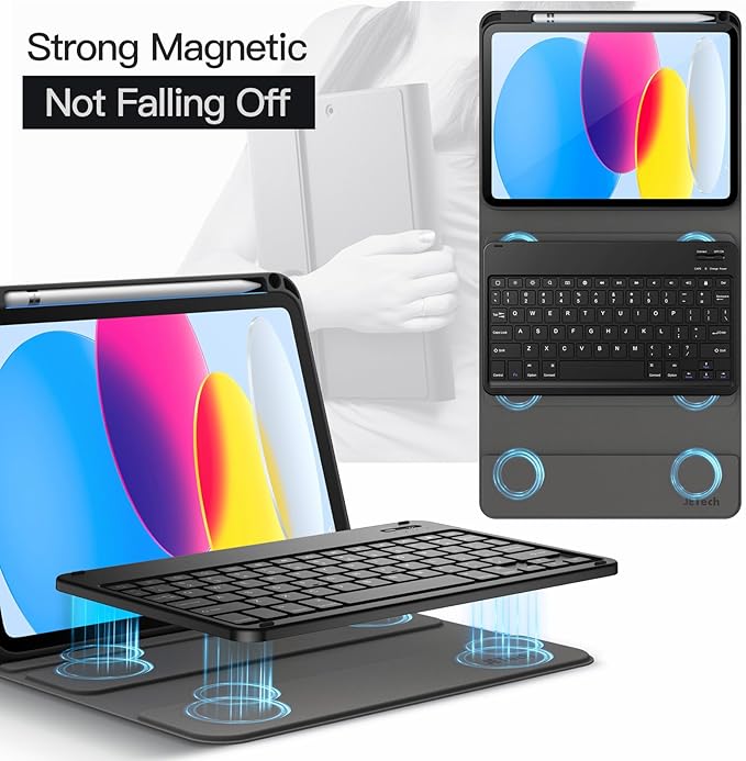 JETech Keyboard Case for iPad 11th/10th Generation - Image 4