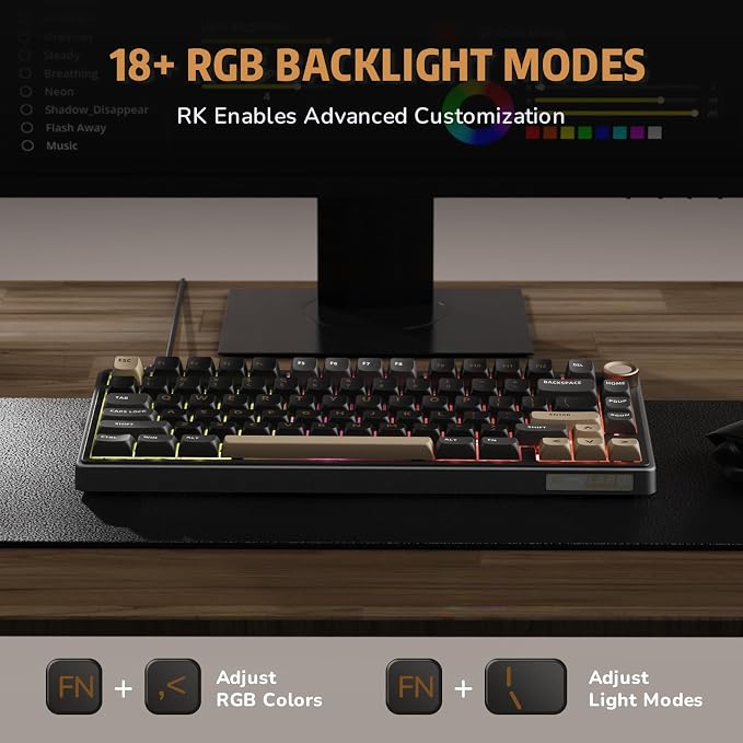 RK ROYAL KLUDGE R75 Wired Gaming Keyboard - Image 6